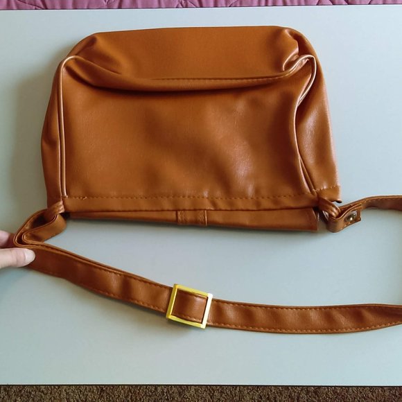 Vintage Soft Brown Leather? Shoulder Purse Bag Adjustable Strap Excellent Shape! - Picture 8 of 11